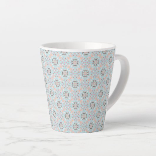 Nahtloses Seashell-Muster Milchtasse (Rechte Ecke)