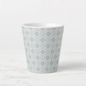 Nahtloses Seashell-Muster Milchtasse (Vorderseite)