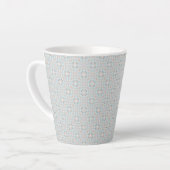 Nahtloses Seashell-Muster Milchtasse (Linke Ecke)