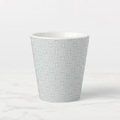 Nahtloses Seashell-Muster Milchtasse (Vorderseite)