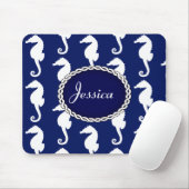 Nahtloses Seepferd Muster Mousepad (Mit Mouse)