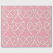 Nahtloses Seilmuster. Vintage Illustrationabs Geschenkpapier (Flach)