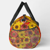 Nahtloses Sonnenblumenmuster Duffle Bag (Rechts)