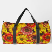Nahtloses Sonnenblumenmuster Duffle Bag (Rückseite)