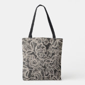 Nahtloses Spitzenmuster Tasche (Rückseite)