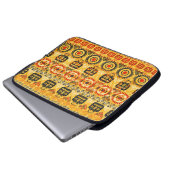 Nahtloses Stammmuster Laptopschutzhülle (Vorne Knopf)