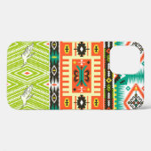 Nahtloses Stammmuster mit geometrischen Elementen Case-Mate iPhone Hülle (Rückseite (Horizontal))