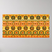 Nahtloses Stammmuster Poster (Vorne)