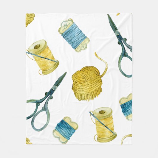 Nahtloses Stricken Fleecedecke (Vorderseite)