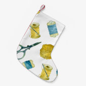 Nahtloses Stricken Kleiner Weihnachtsstrumpf (Vorderansicht (hängend))