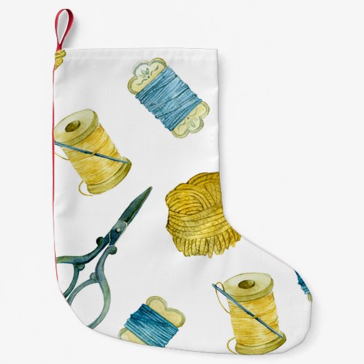 Nahtloses Stricken Kleiner Weihnachtsstrumpf (Vorderseite)