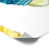 Nahtloses Stricken Poster (Ecke)