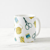 Nahtloses Strickmuster Kaffeetasse (VorderseiteRechts)