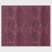 Nahtloses symmetrisches Leopard-Tiermuster Geschenkpapier (Flach)