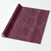 Nahtloses symmetrisches Leopard-Tiermuster Geschenkpapier (Ungerollt)