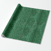 Nahtloses symmetrisches Leopard-Tiermuster Geschenkpapier (Ungerollt)