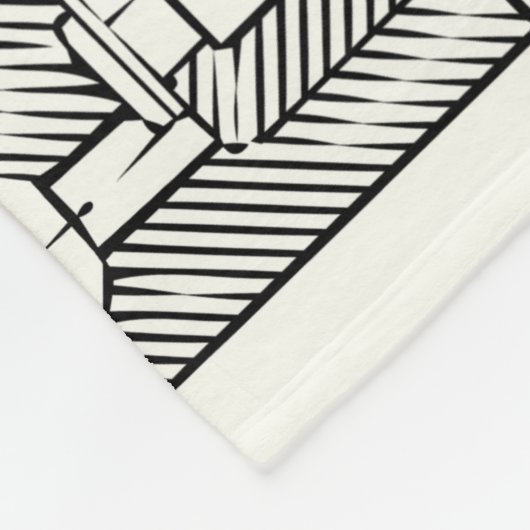 Nahtloses technisches Muster mit Schneckengetriebe Fleecedecke (Ecke)