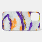Nahtloses Tier Zebra. Schmutziges Kunstmuster. Abs Case-Mate iPhone Hülle (Rückseite (Horizontal))