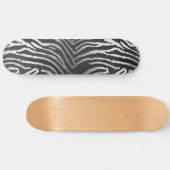Nahtloses Tigerstreifenmuster Skateboard (Horizontal)