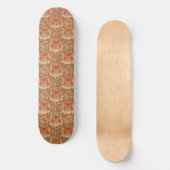 Nahtloses Tigerstreifenmuster Skateboard (Vorderseite)