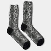 Nahtloses Tigerstreifenmuster Socken (Rechts)