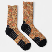 Nahtloses Tigerstreifenmuster Socken (Rechts)