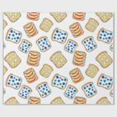 Nahtloses Toastmuster Geschenkpapier (Flach)