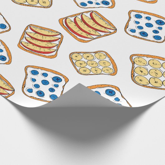 Nahtloses Toastmuster Geschenkpapier (Ecke)