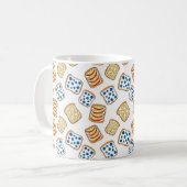 Nahtloses Toastmuster Kaffeetasse (Vorderseite Links)