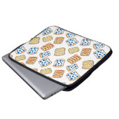 Nahtloses Toastmuster Laptopschutzhülle (Vorne Knopf)