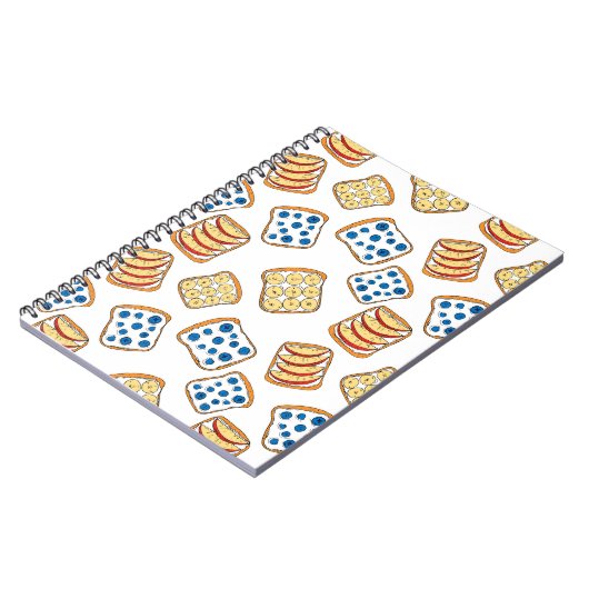 Nahtloses Toastmuster Notizblock (Linke Seite)