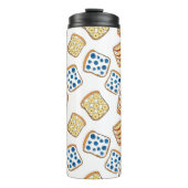 Nahtloses Toastmuster Thermosbecher (Vorderseite)