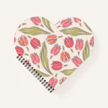 Nahtloses Tulip Floral Pattern - Vintag botanisch