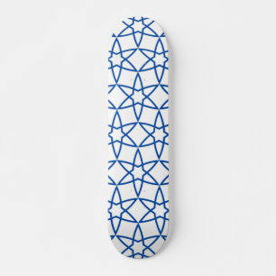 Nahtloses türkisfarbenes Design Arabisch Cute Skateboard