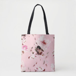 Nahtloses Vektor-Muster mit Peonings Tasche