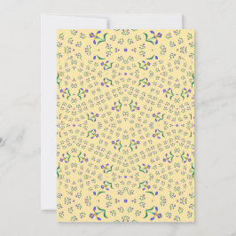 nahtloses Vektormuster Blumen Design  Einladung