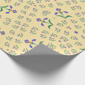 nahtloses Vektormuster Blumen Design Geschenkpapier (Ecke)