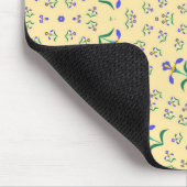 nahtloses Vektormuster Blumen Design Mousepad (Ecke)