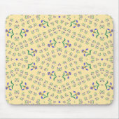 nahtloses Vektormuster Blumen Design Mousepad (Vorne)