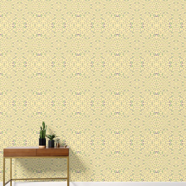 nahtloses Vektormuster Blumen Design  Tapete (Hausflur)