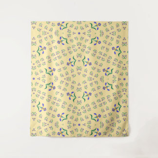 nahtloses Vektormuster Blumen Design Wandteppich