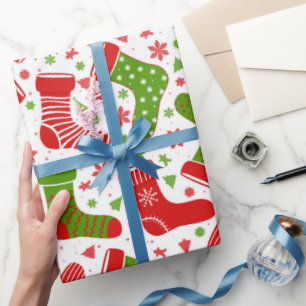 Nahtloses Vektormuster mit anderen Weihnachtsgesch Geschenkpapier