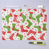 Nahtloses Vektormuster mit anderen Weihnachtsgesch Seidenpapier (Handwerk)