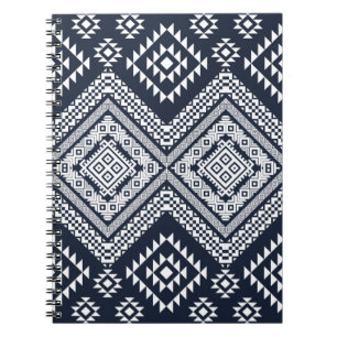 Nahtloses vintage Tribal-Musterdesign. Stylisches Notizblock