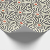 Nahtloses Vintages japanisches Muster auf Texturba Geschenkpapier (Ecke)