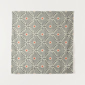 Nahtloses Vintages japanisches Muster auf Texturba Wandteppich (Vorderseite (Horizontal))