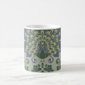 Nahtloses Vintages Muster mit romantischem Vogel a Kaffeetasse (Mittel)