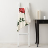 Nahtloses Vintages Muster mit Rose Sherpadecke (Beispiel)