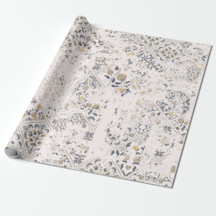 Nahtloses Vintages Muster mit Wirkung von attriti Geschenkpapier