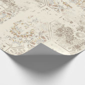 Nahtloses Vintages Muster mit Wirkung von attriti Geschenkpapier (Ecke)